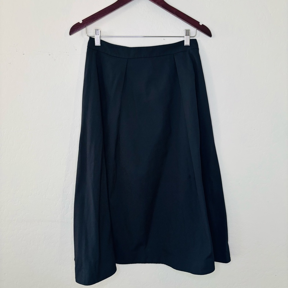 Kate Spade‎ Saturday Black Skirt Women’s Size 2 Classic A-Line Midi